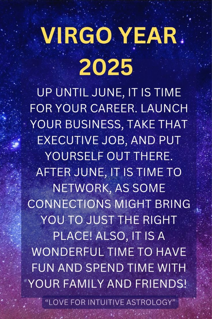 2025 Virgo Monthly Horoscope What to Expect All Year