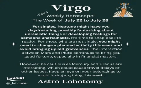 Virgo Weekly Horoscope Today Guide: Smart Moves to Stay Lucky All Week