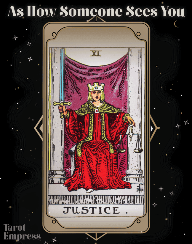 How Justice Tarot Reveals How Someone Sees You? Key Points Explained!