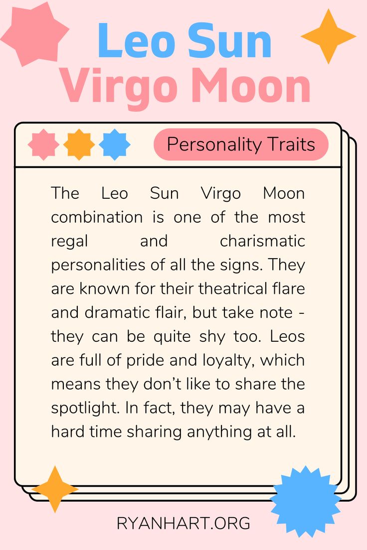 What Does a Leo Sun Virgo Moon Personality Mean for Your Life