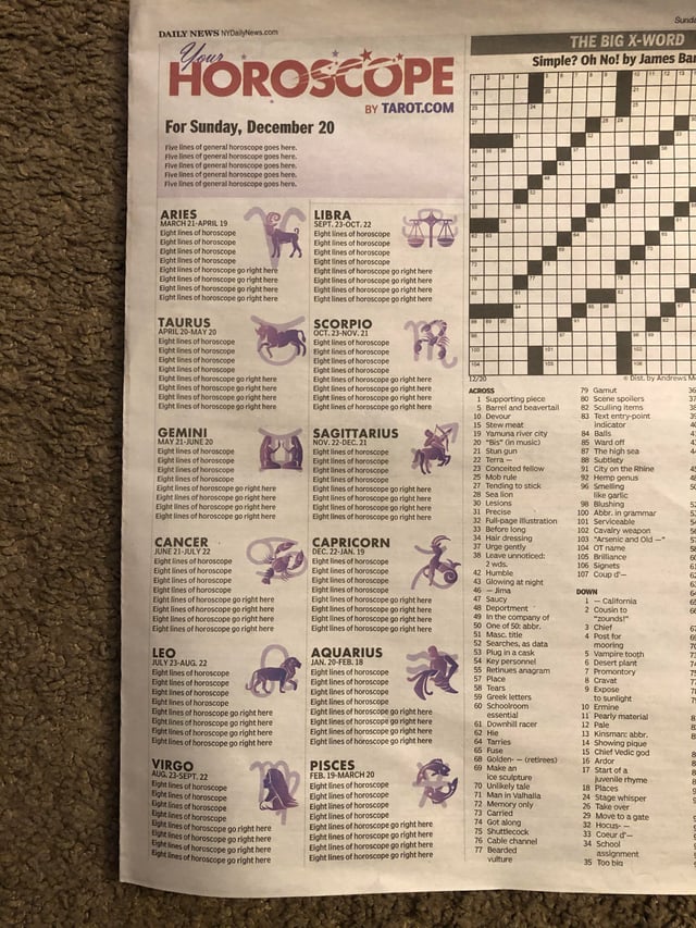 NY Daily News Horoscope Virgo Today What Your Stars Say