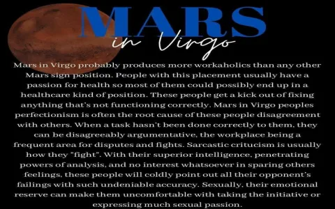 Is Mars in Virgo Good for Career Growth? Womans Expert Advice Shared