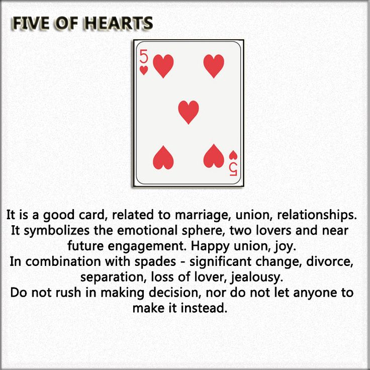 5 of hearts tarot meaning