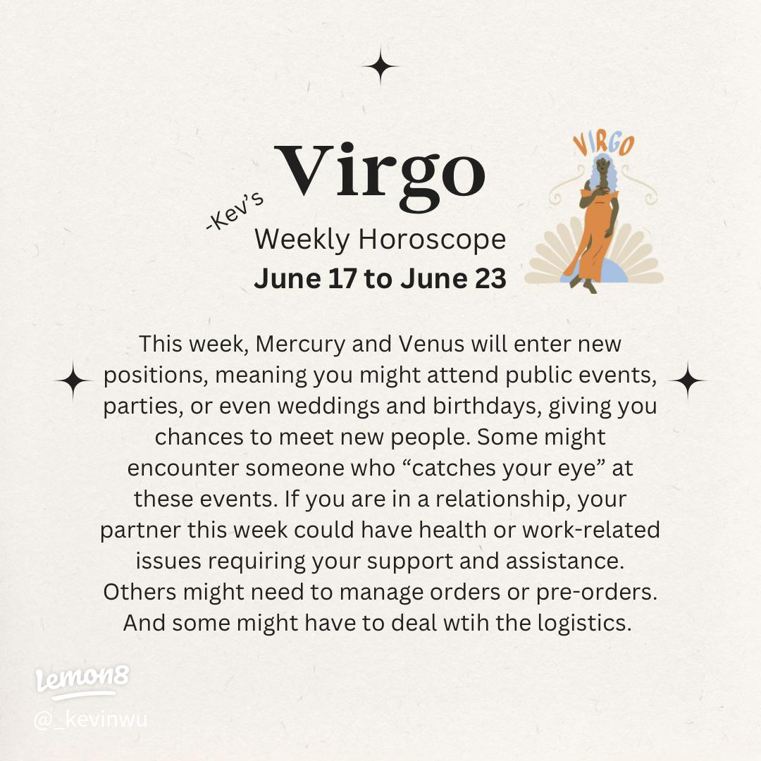 Stuggling Virgo This June Week Get Your Essential Horoscope Guide!