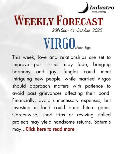 What does indastro daily virgo say? Find your daily fortune quickly here!
