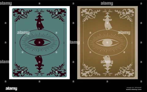 victorian tarot card