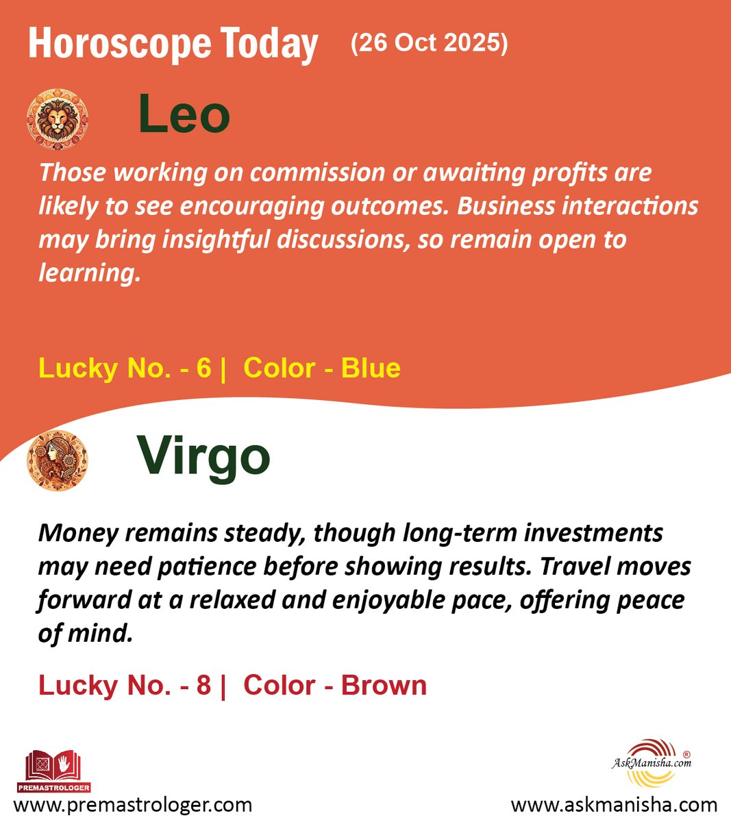 Daily horoscope Virgo check your lucky number and color today