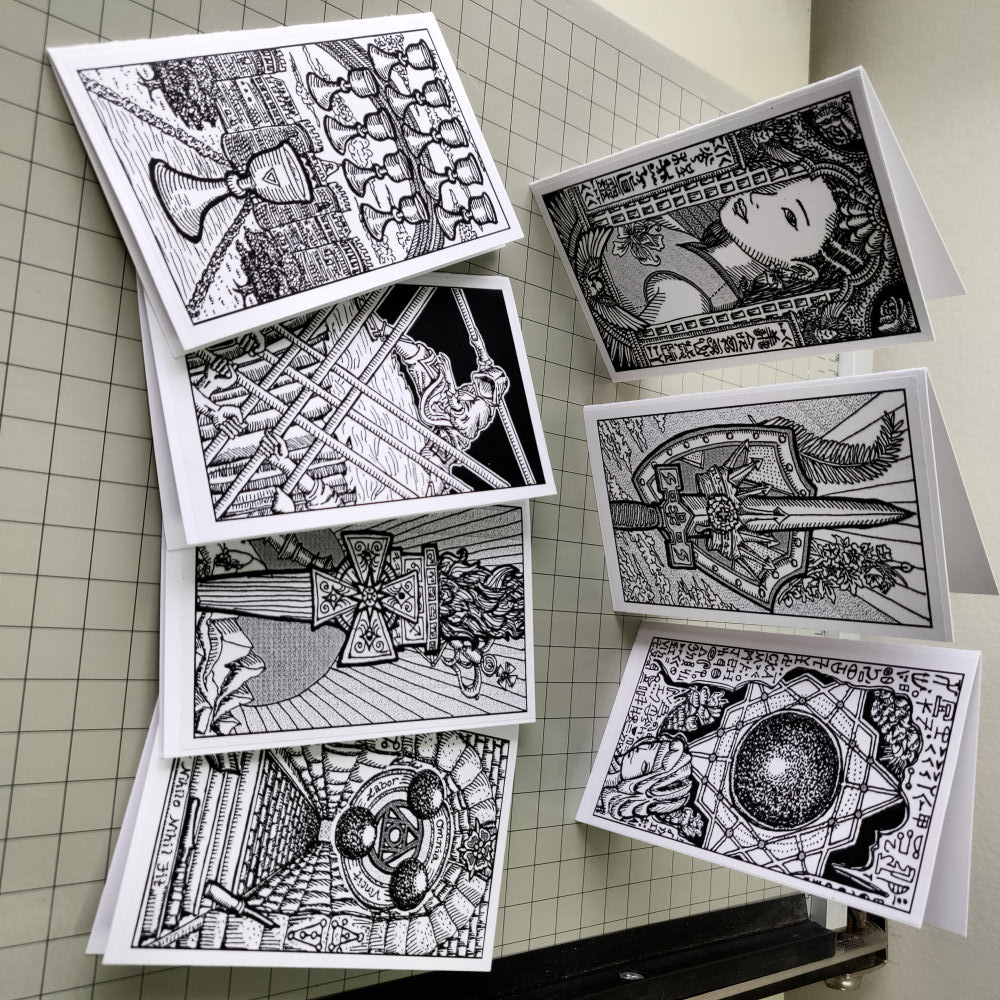 How to make your own tarot card stickers a simple DIY guide