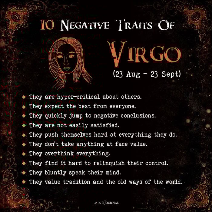 How to deal with a negative Virgo personality in your life