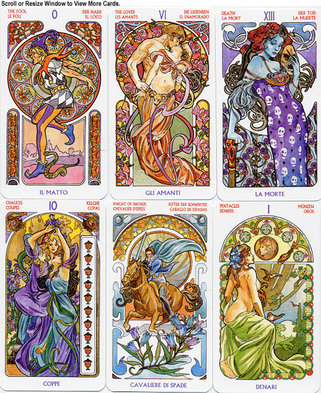 What is Art Nouveau Tarot? A Simple Guide for Beginners to Get Started