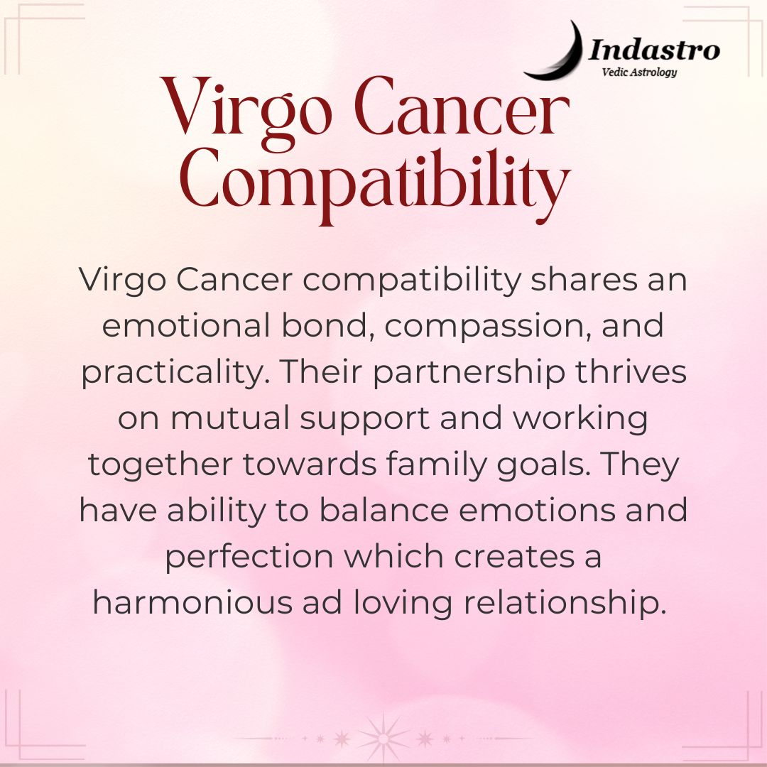 Cancer x Virgo compatibility Can they build a long - term partnership？