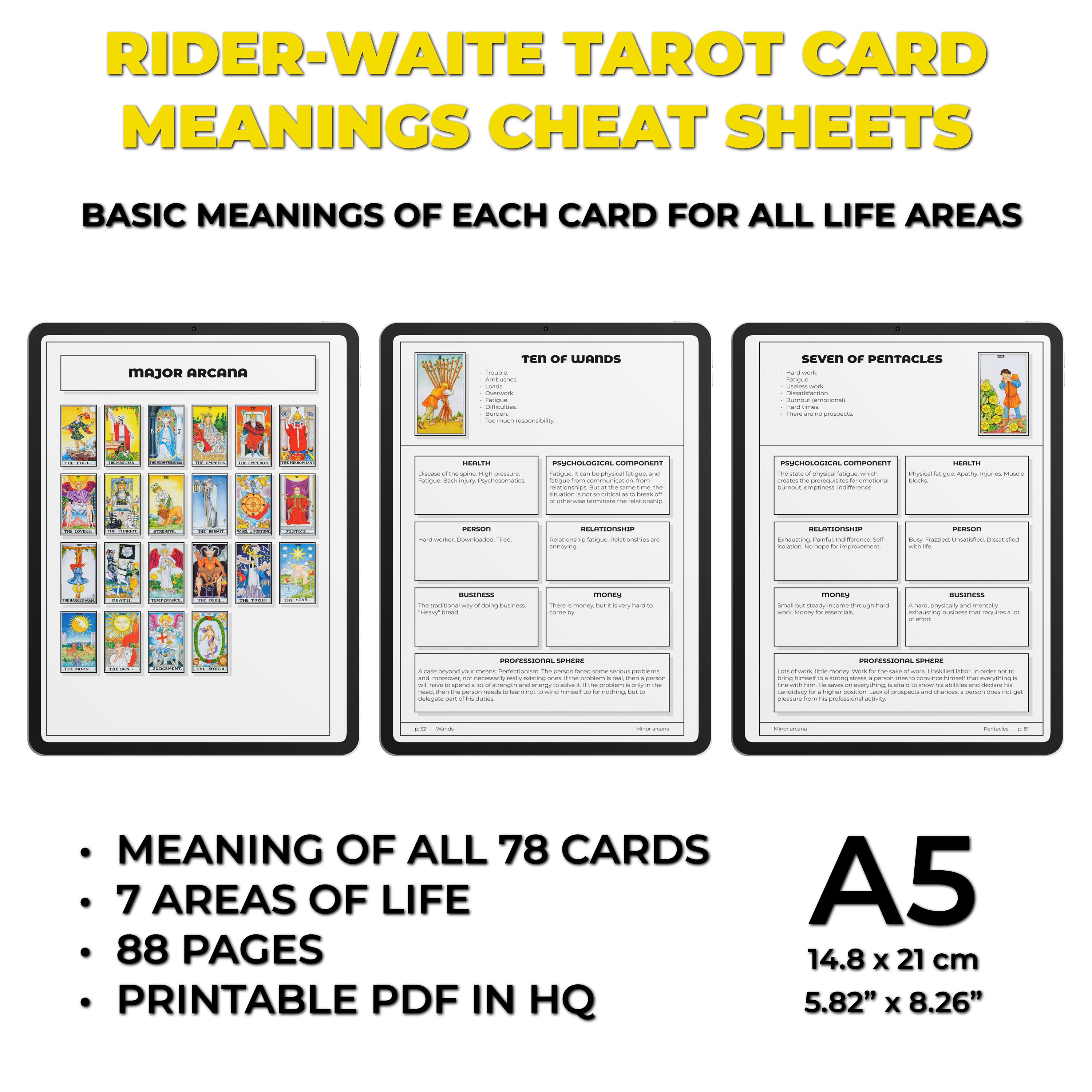 Need the rider waite tarot card meanings pdf？ (Grab yours free now!)