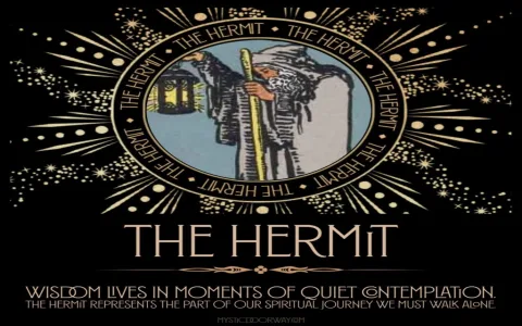 What does reverse hermit tarot mean？ (Isolation or too much fear？)