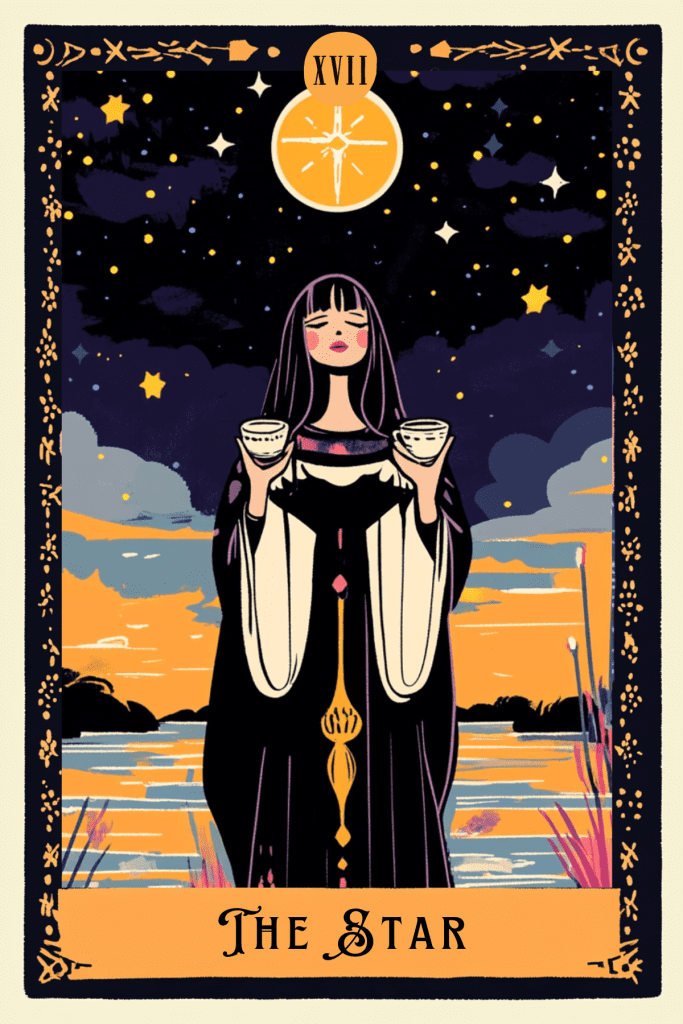 What secrets does the star tarot card followed by 9 of hearts combo hold？