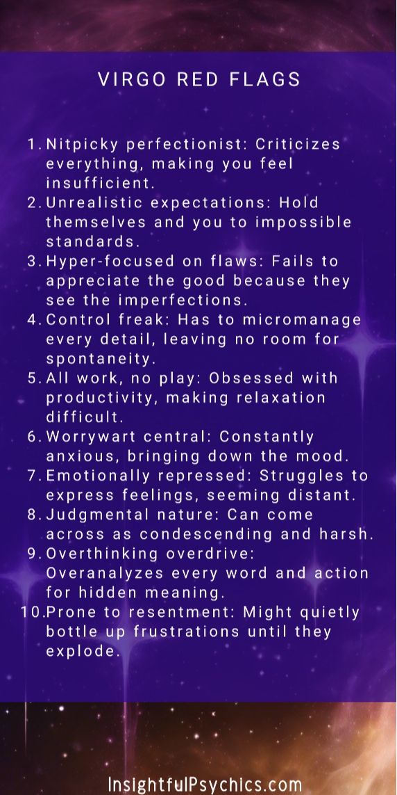 How to spot the negative traits virgo man hides？ (Watch for red flags!)