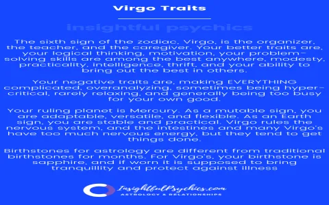 What makes a Virgo unique？ Explore their special traits here