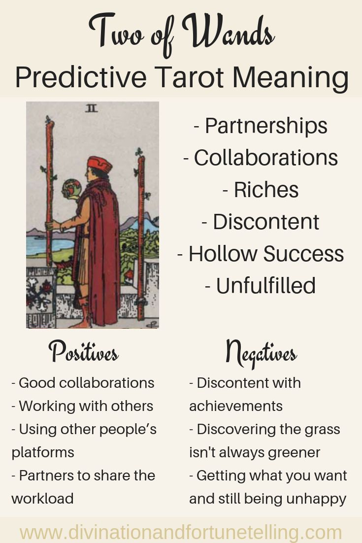 2 of wands meaning tarot： What does it imply for your future？