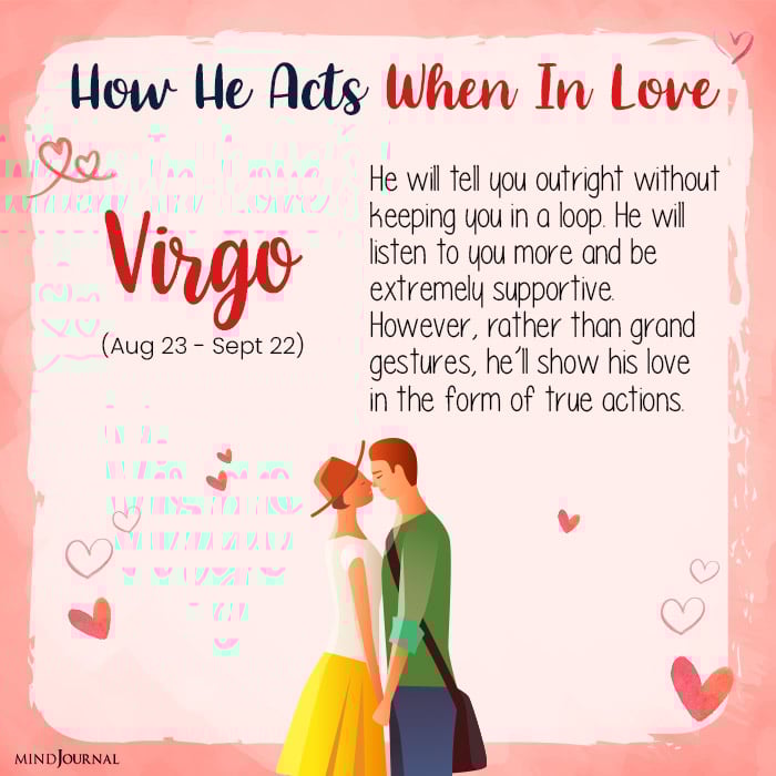 How does a Virgo man act when in love? Uncover his secret behaviors!