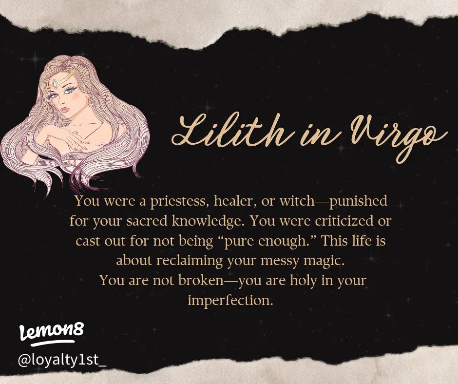 Why Are Lilith in Virgo Traits So Critical？ Master Your Perfectionism Now!