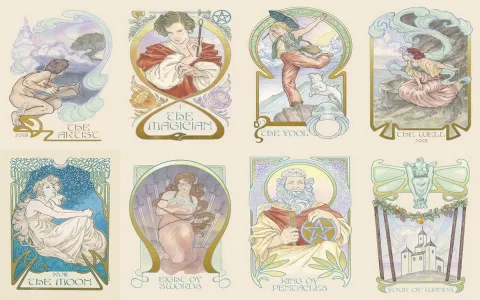 ethereal visions illuminated tarot deck