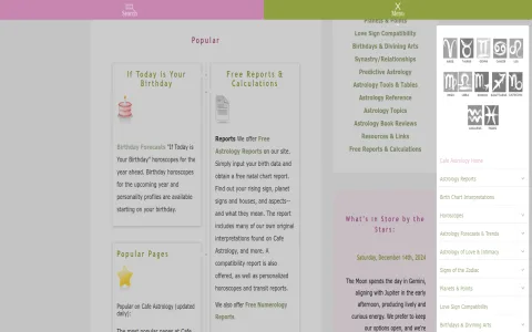 Where to find cafe daily astrology for Virgo？ These sources work!