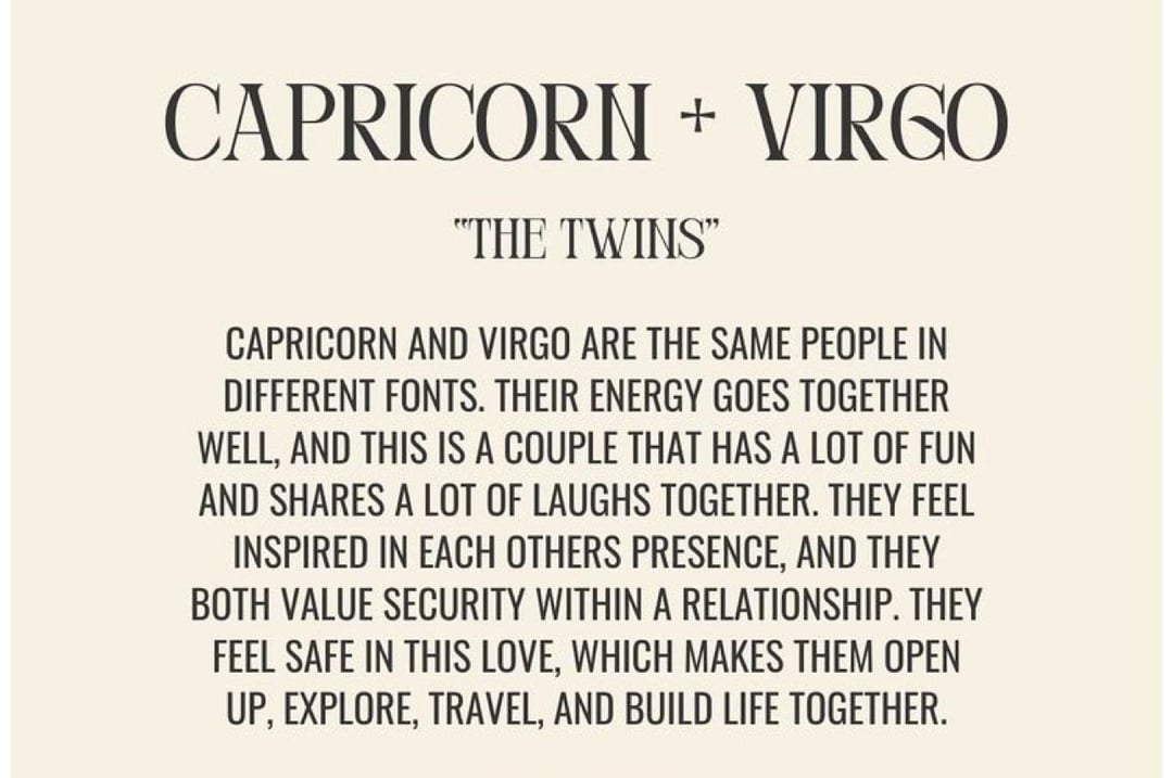 Capricorn rising and virgo rising compatibility： Key factors to consider