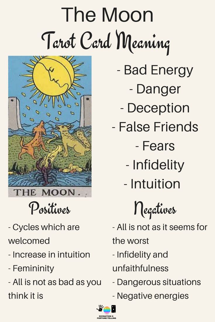The moon tarot card meaning love Is it good or bad for you？