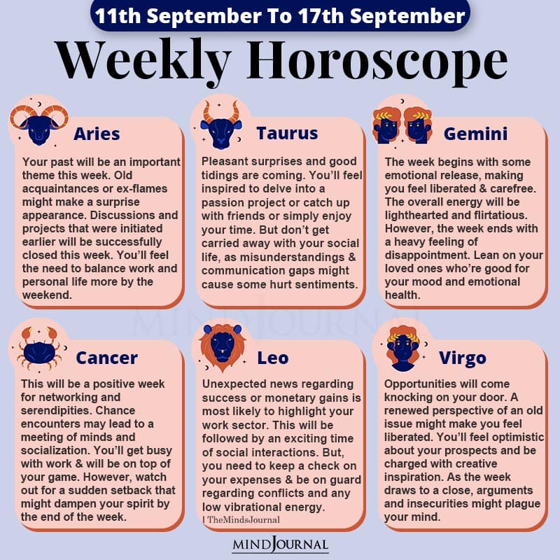 Virgo weekly horoscope 17 september 2018： Will it bring good luck？