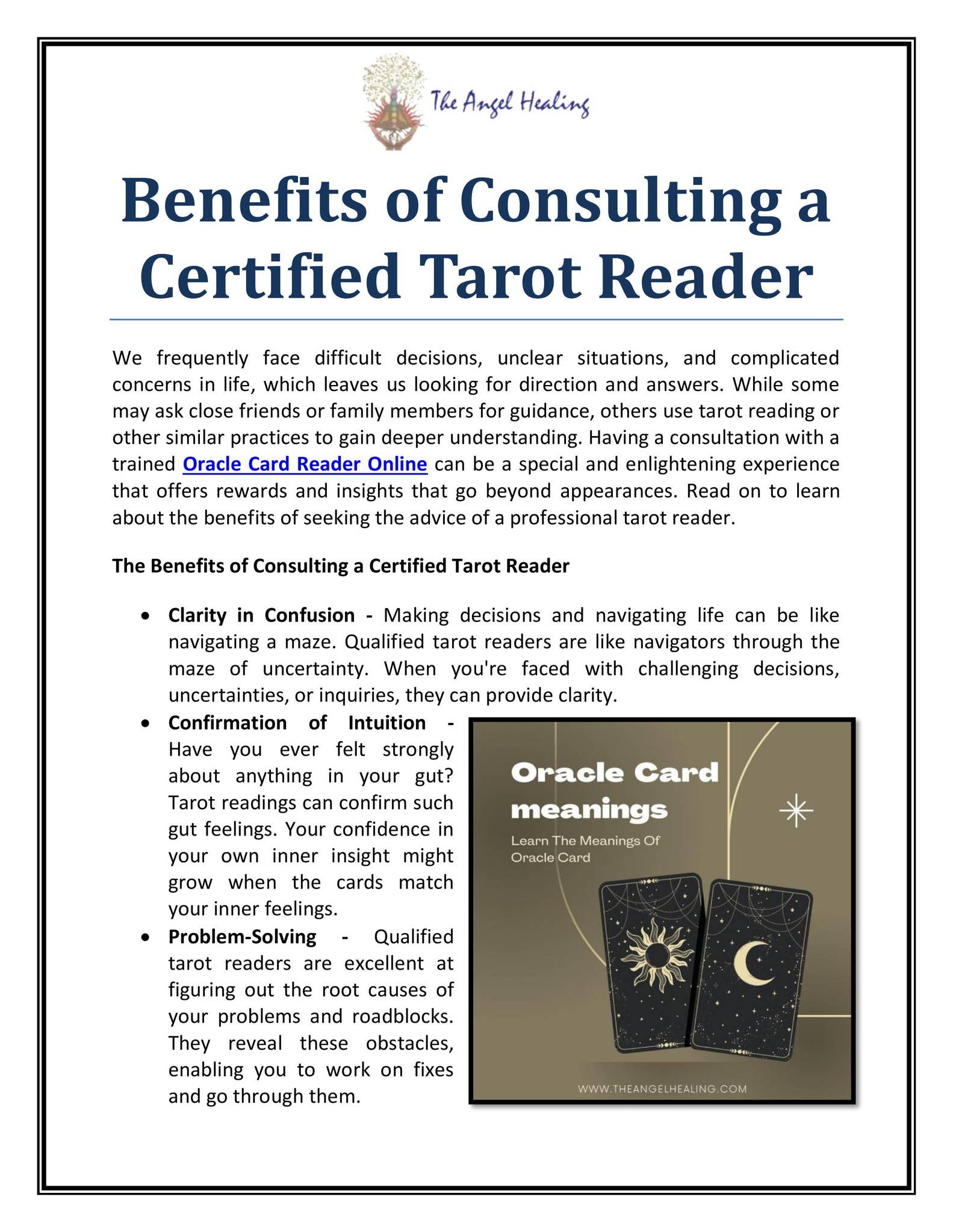 Certified tarot reader near you? Top 3 choices!