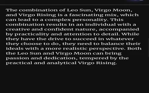 Leo moon and Virgo moon compatibility： Do they really match well？