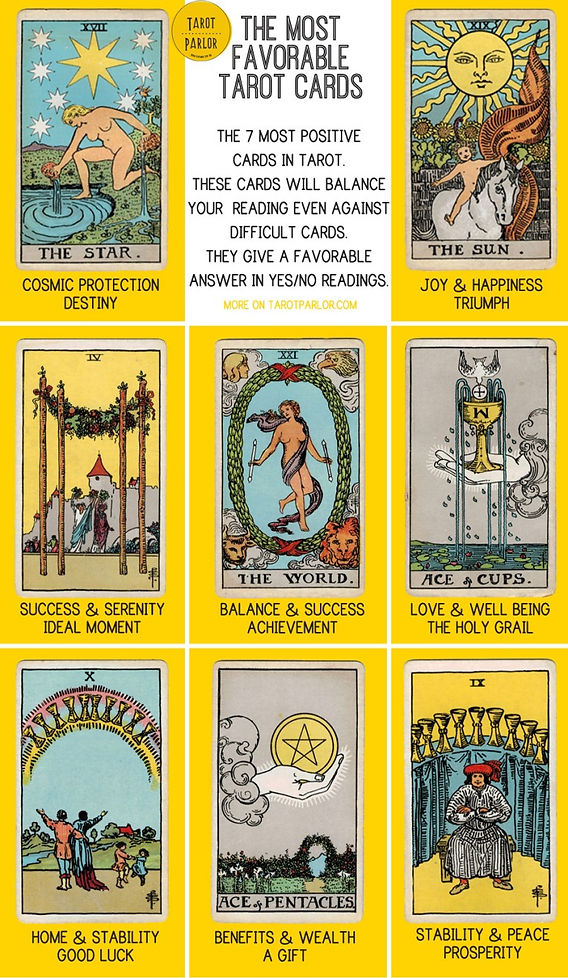 Why are the most positive tarot cards so popular among readers？