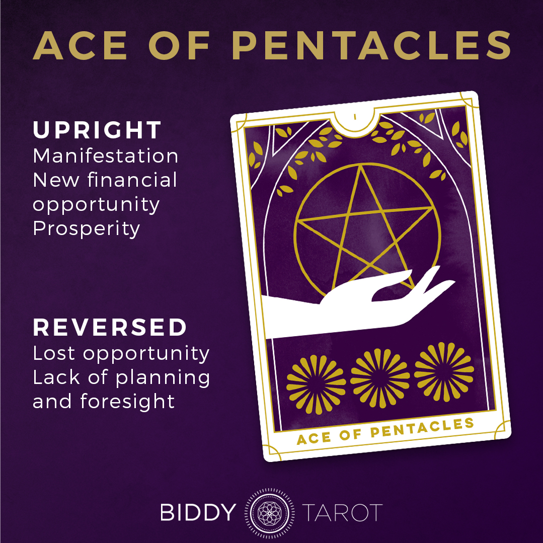 How to understand the ace of pentacles reversed tarot meaning accurately?