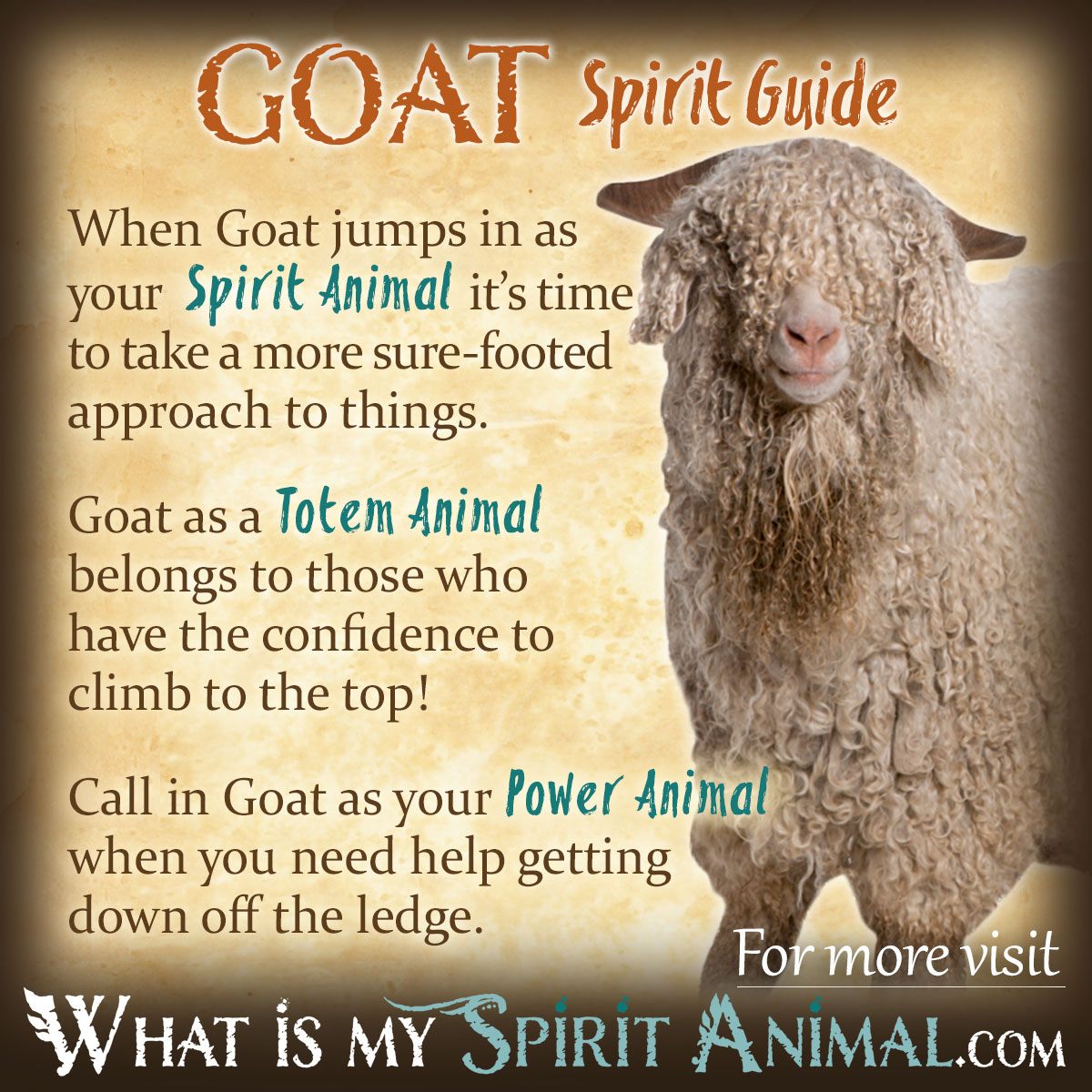 What is the spiritual significance of goat in different cultures？