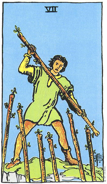 Is seven of wands tarot card good for love? Understand this relationship warning!