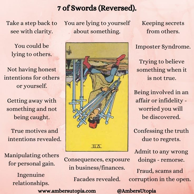 Reversed 7 of spades tarot meaning： Is the bad luck finally over for you？