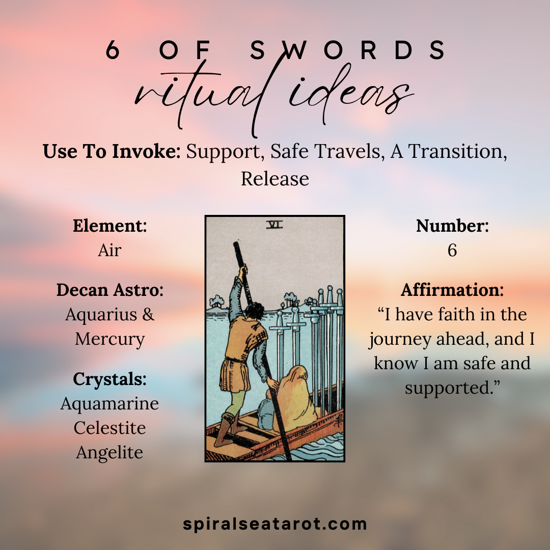 Whats the significance of tarot 6 of swords？ Find out here!