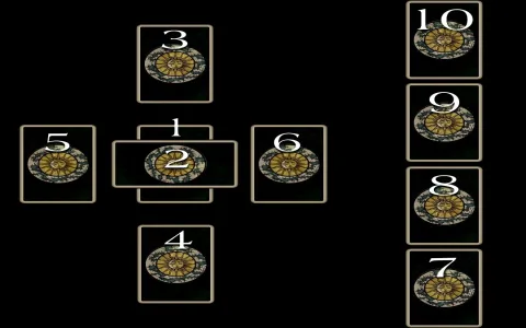 celtic cross tarot spread diagram