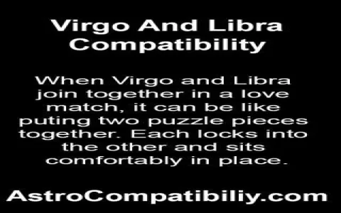 Whats the Libra and Virgo compatibility in bed like？ Find out now!