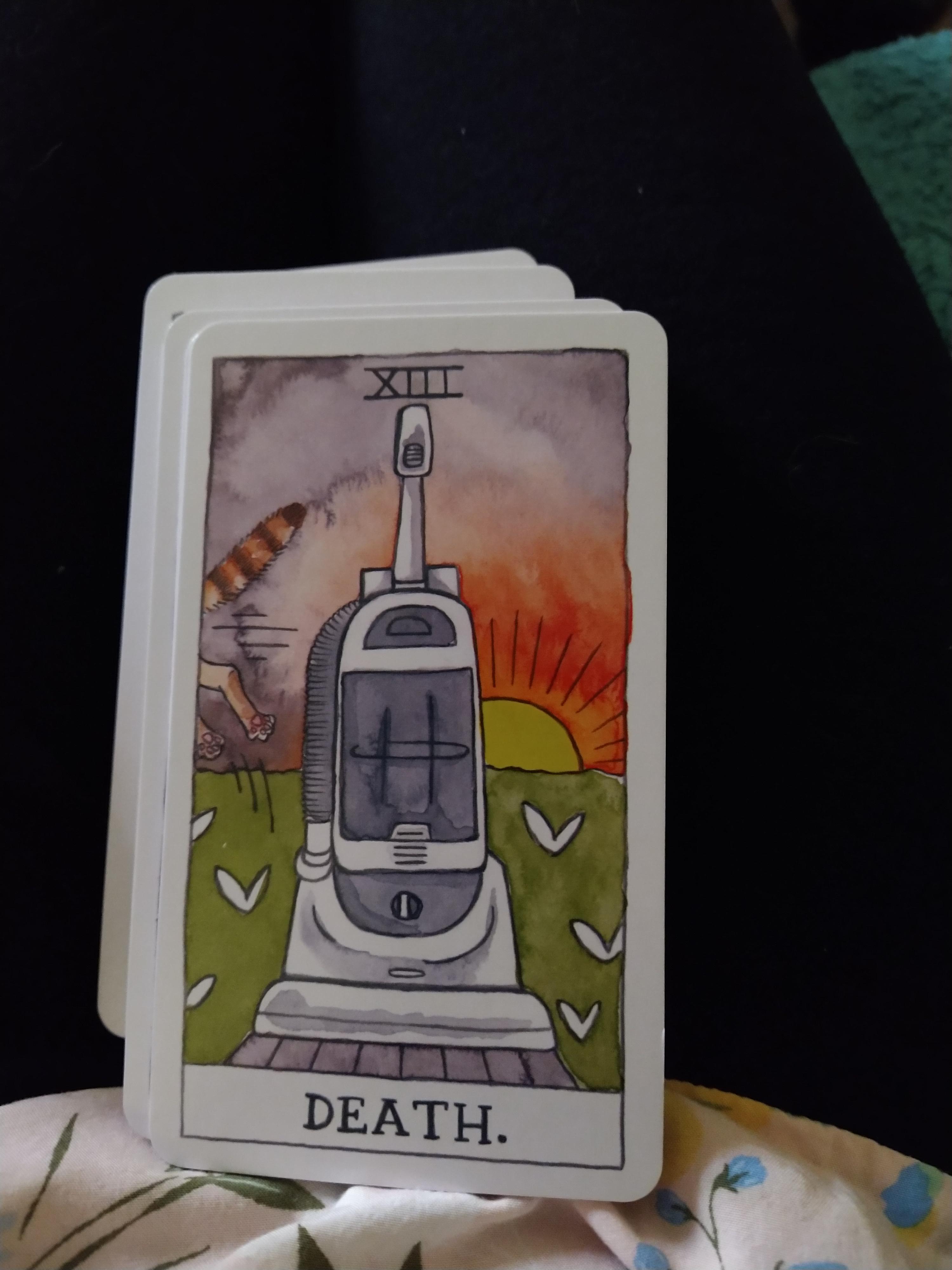 cat tarot death