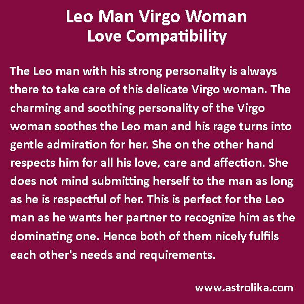 Female Leo and Male Virgo Compatibility： Are They a Good Match？