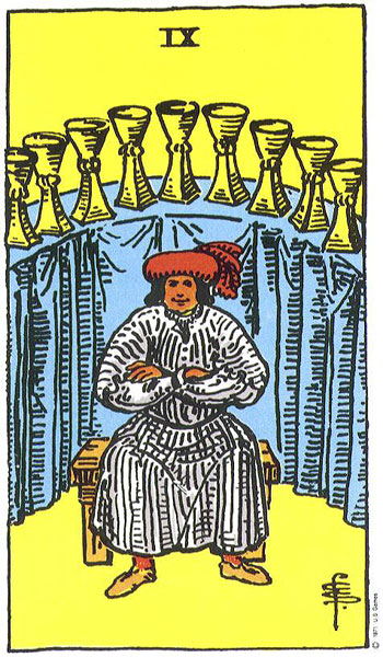 Need a quick meaning for the Tarot Nine of Cups？ Here is your easy guide!