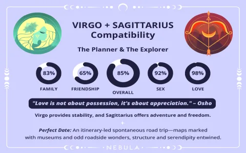 September Virgo and November Sagittarius Compatibility Guide： Solving Core Differences.