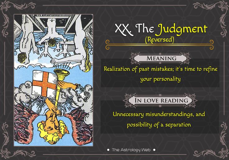 Judgement Tarot Love Reversed： What Does it Say About Love？