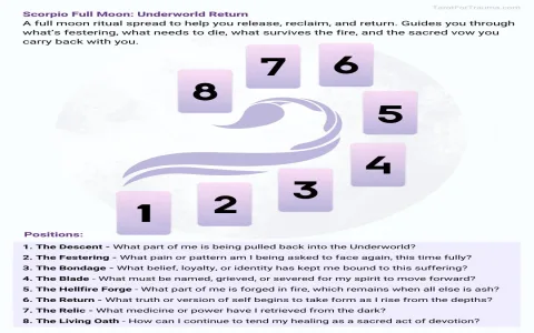 Full Moon Tarot： What Is It For You？