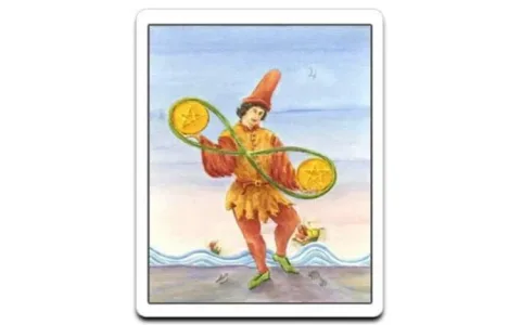 Dealing with the 2 of Pentacles tarot meaning？ How to successfully juggle two important things.