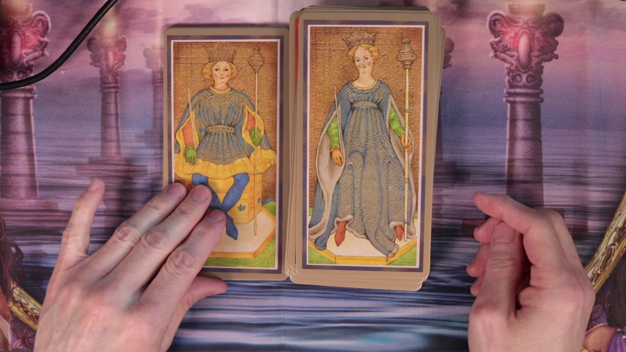 Why People Love the Golden Tarot The Visconti Sforza Deck Art？ See the Cards Unboxing Video Here!
