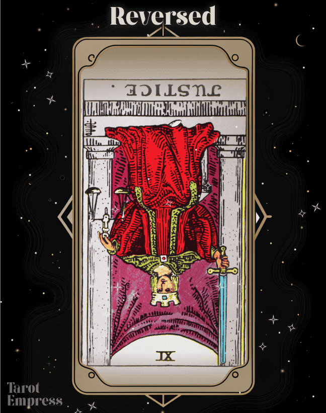 Reading Justice in Reversed Tarot (Your path)