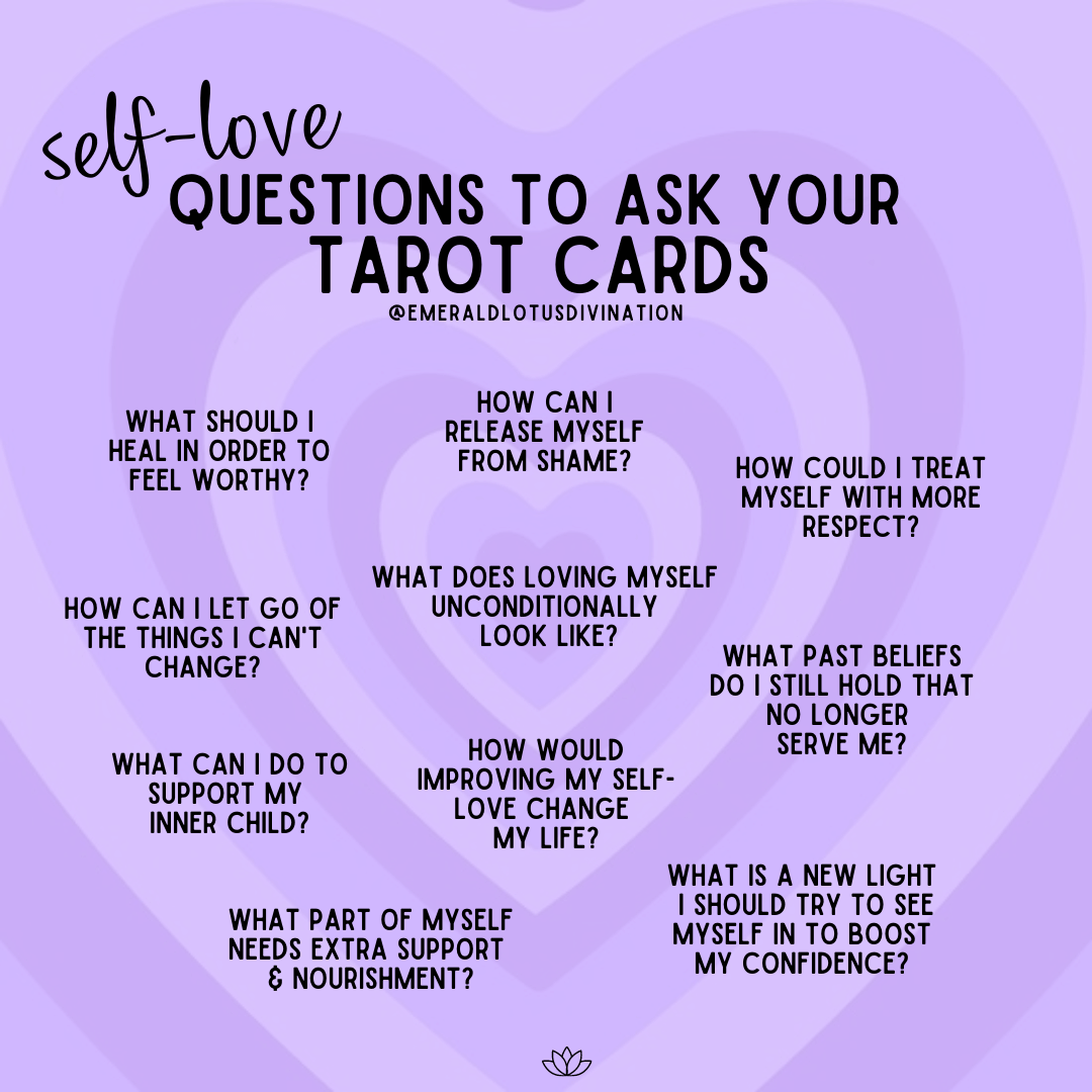 What are the best tarot questions to ask? Use this simple list.