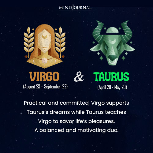 Taurus & Virgo： Find Your Match.
