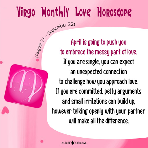Virgo Monthly Love Horoscope April 2016： Key Insights.